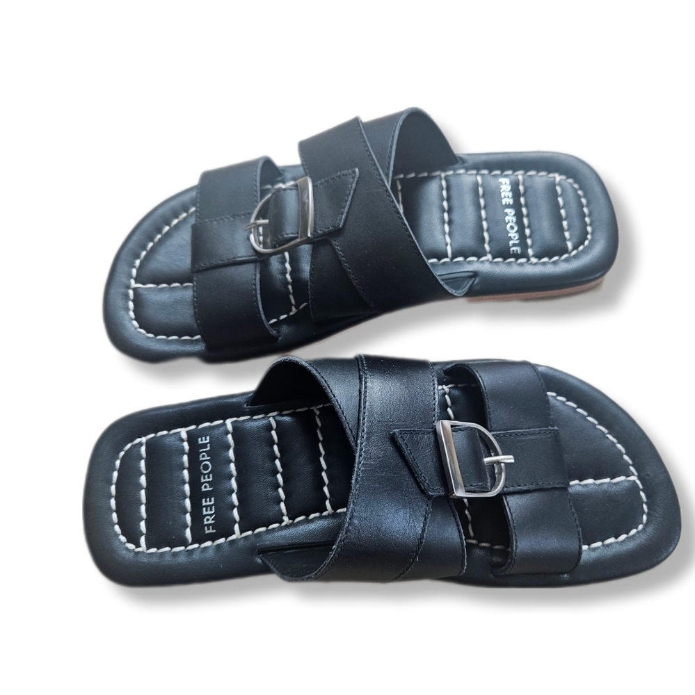 Free People Sloan Buckle Sandal | Size 6 | NEW Without Box - Picture 4 of 5